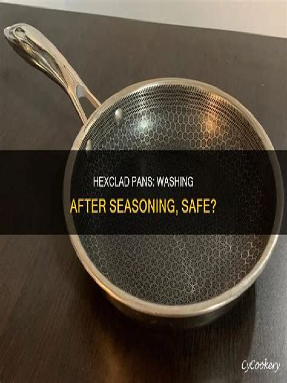 Can you wash a pan right after cooking?