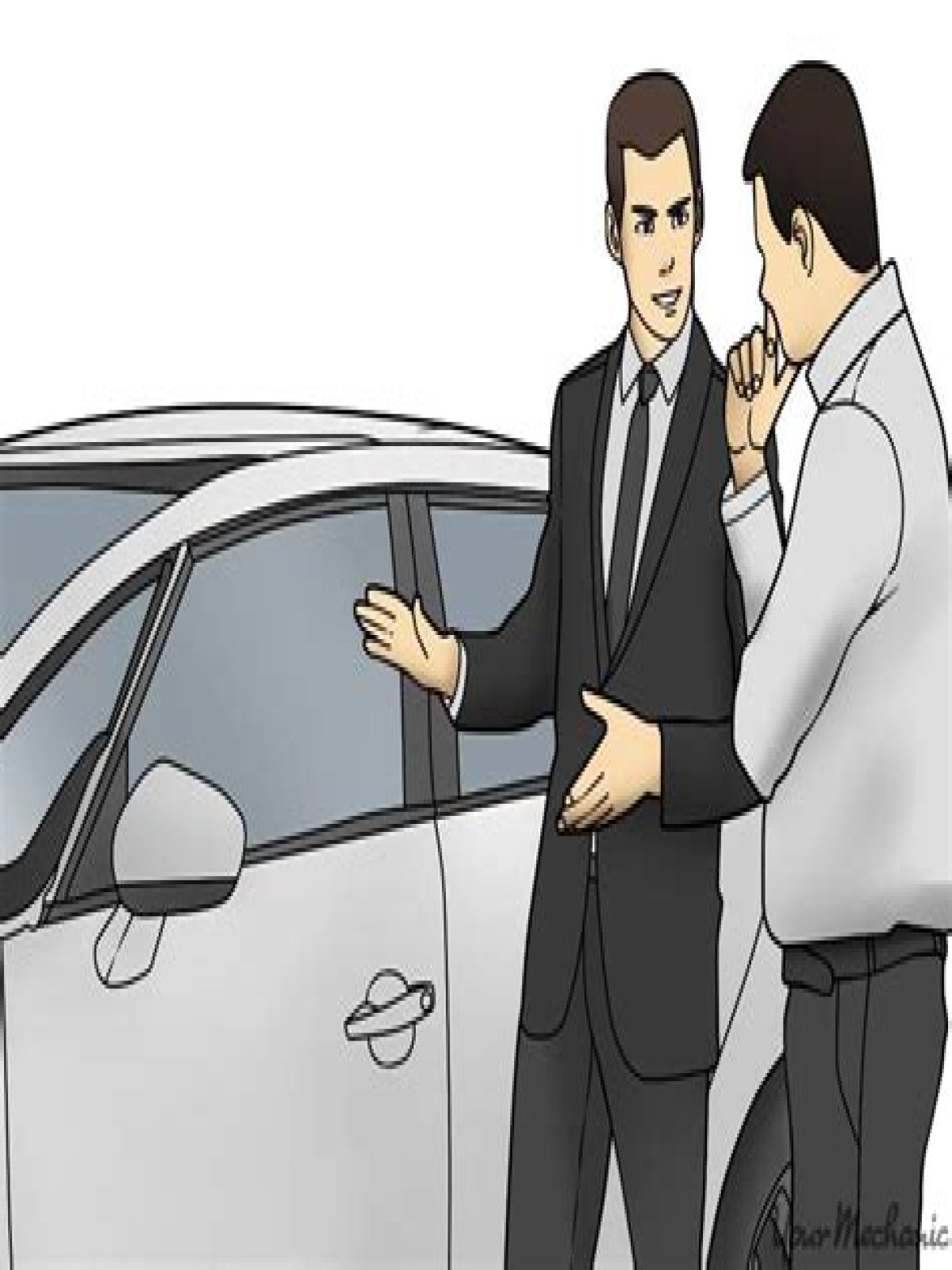 How do you deal with a car salesman?