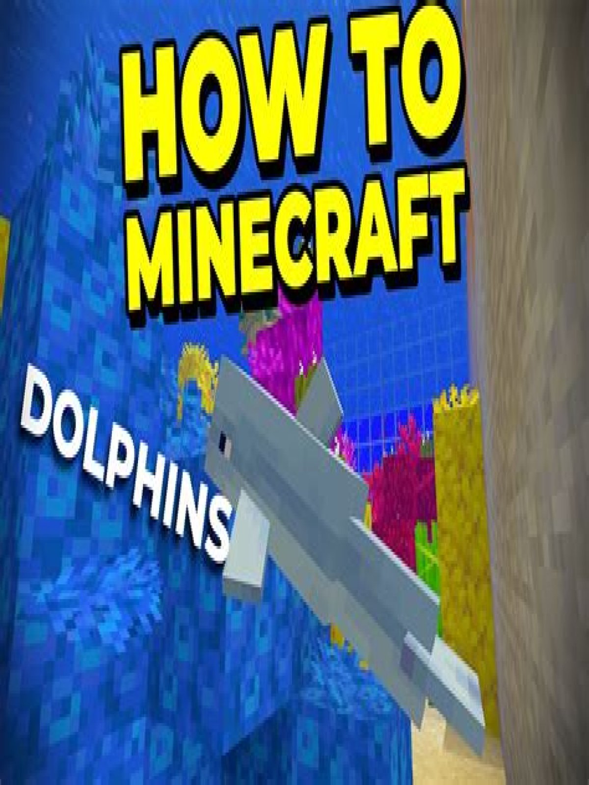 How do you get a dolphin in Minecraft?