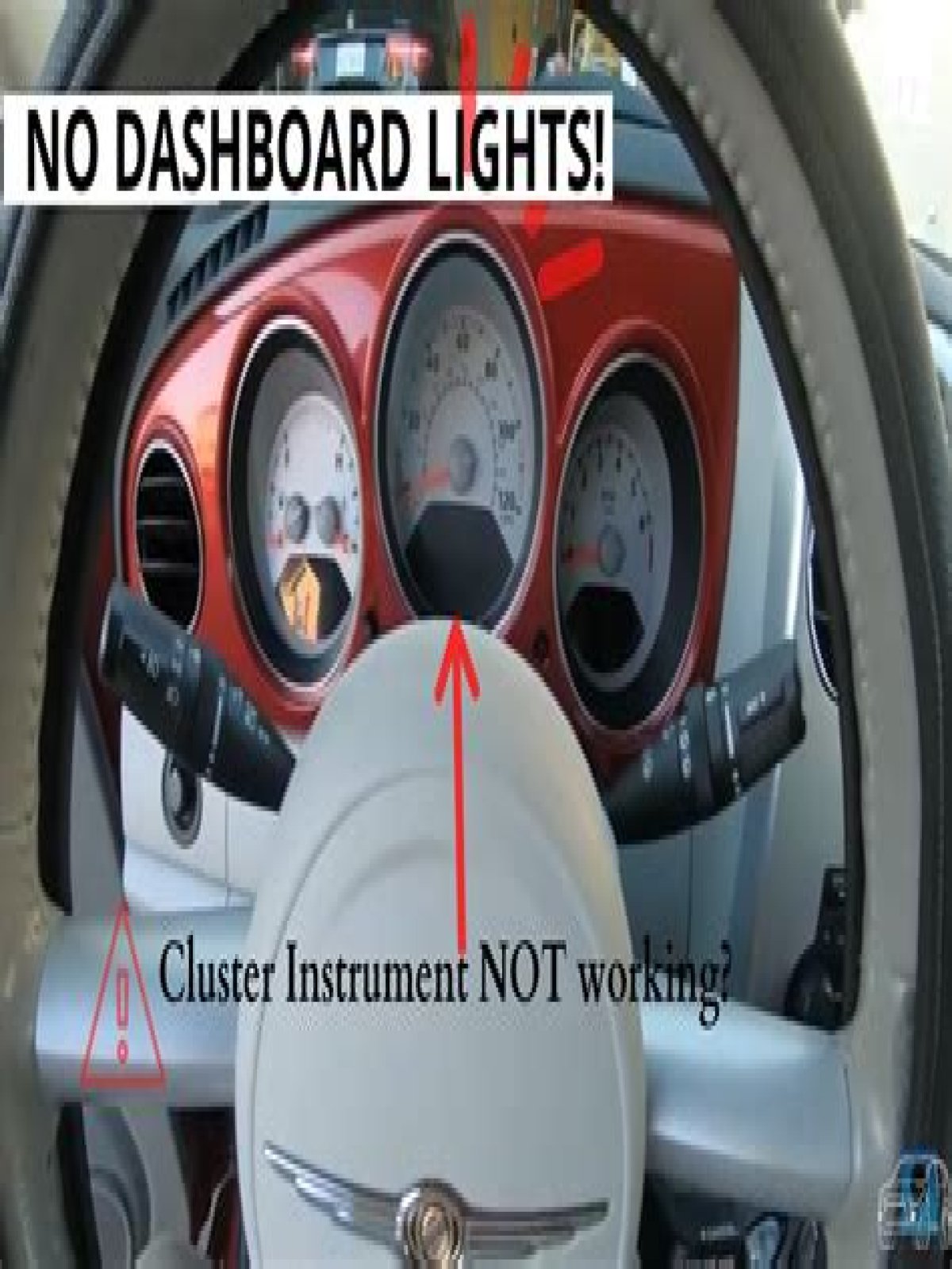 How do you turn on the lights on a PT Cruiser?