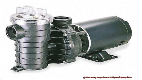 How many amps is a 3/4 HP well pump?