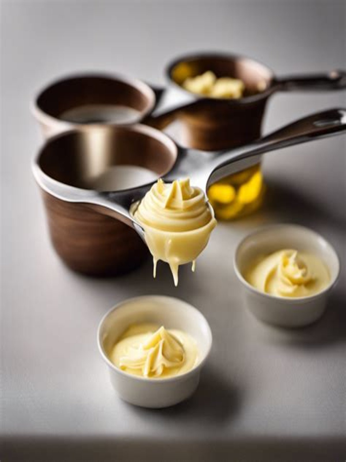 How much butter is a 1/2 cup of oil?