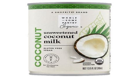 Is unsweetened coconut milk high in fat