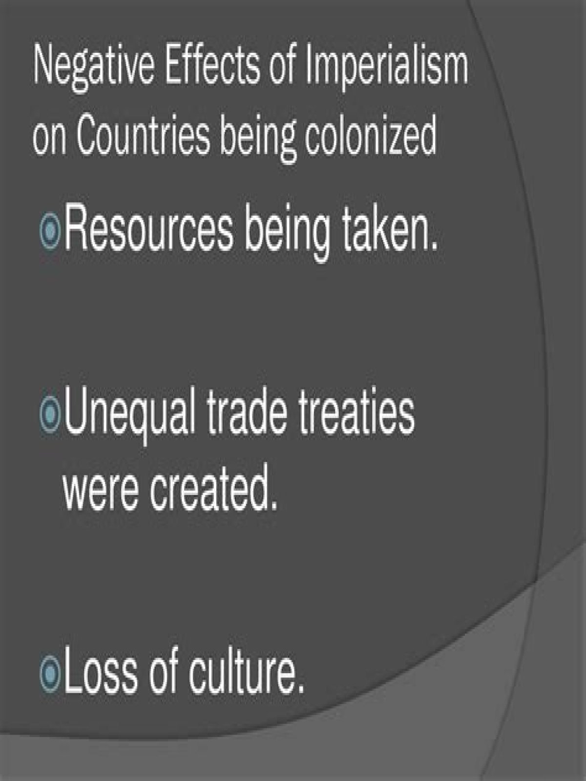 negatives of imperialism