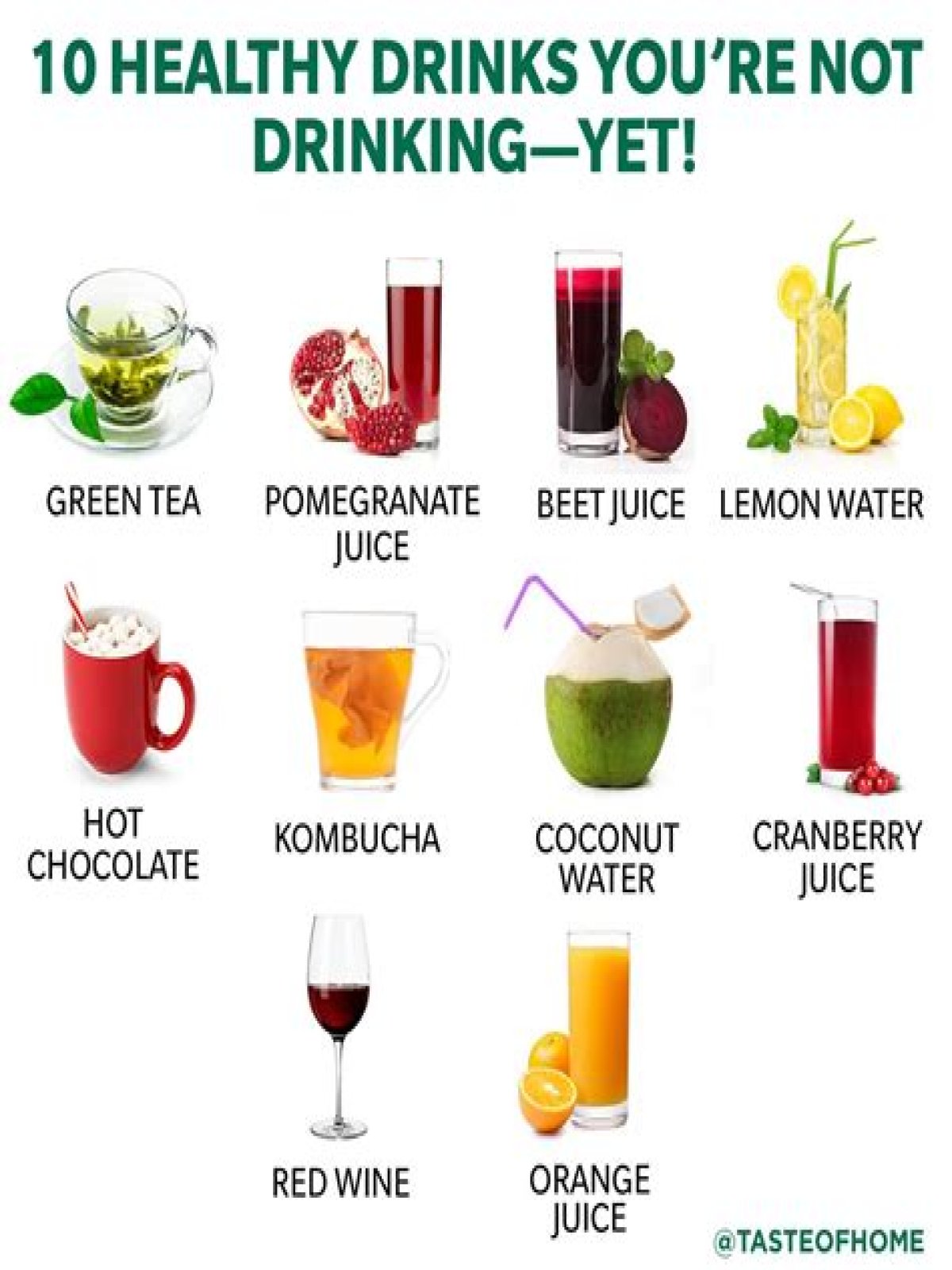 What can I drink to stay healthy?