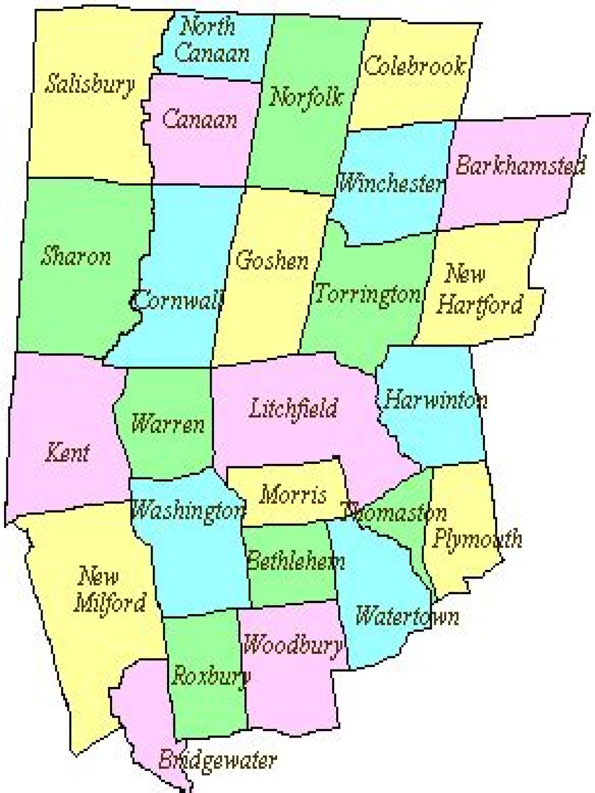 What county is Litchfield CT in?