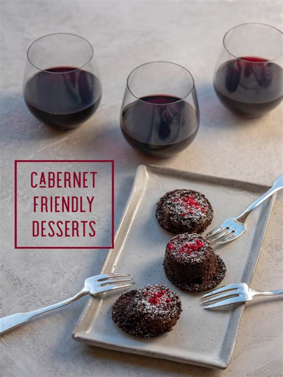 What dessert goes with red wine