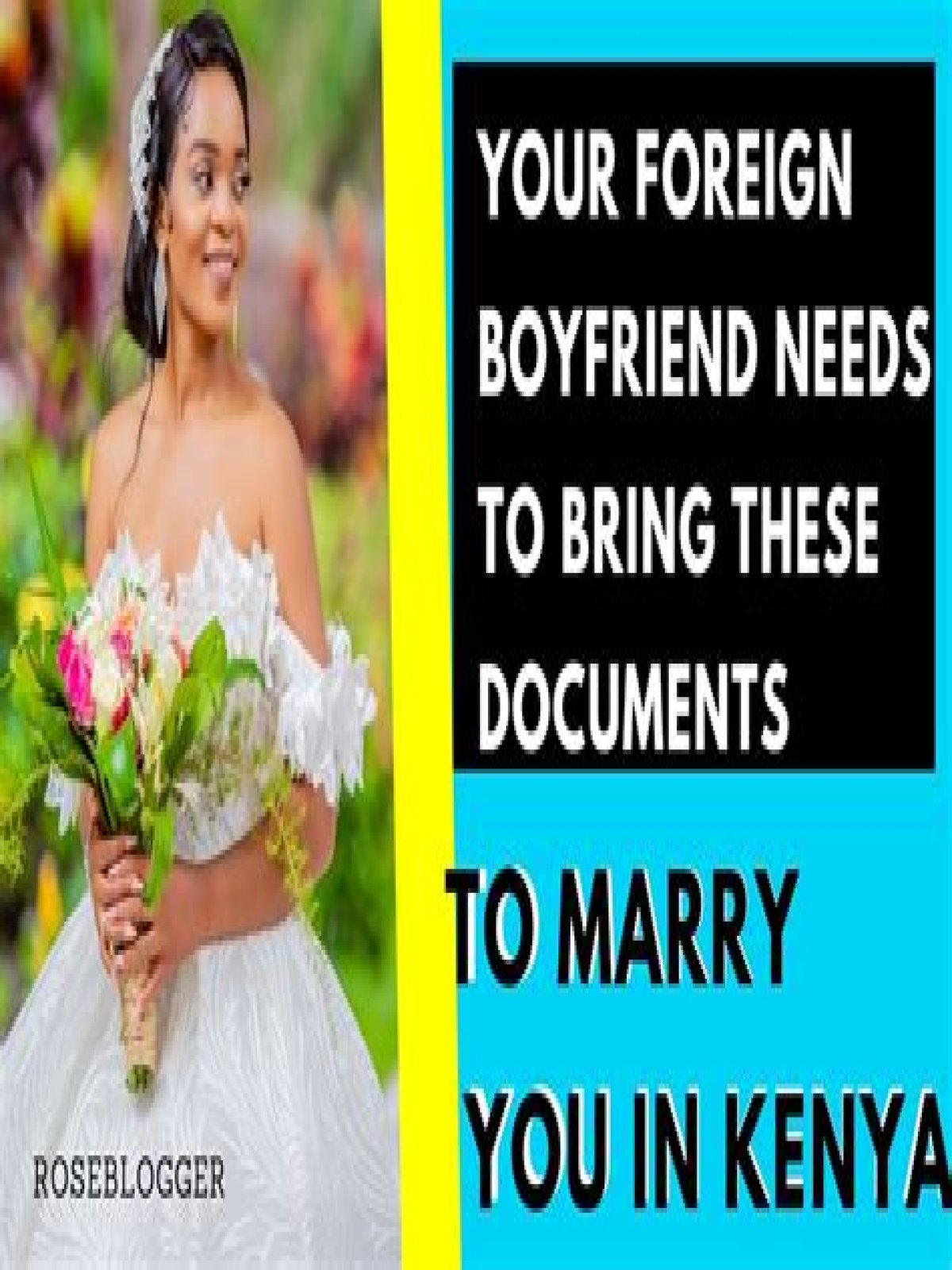 What documents do I need to marry a foreigner?