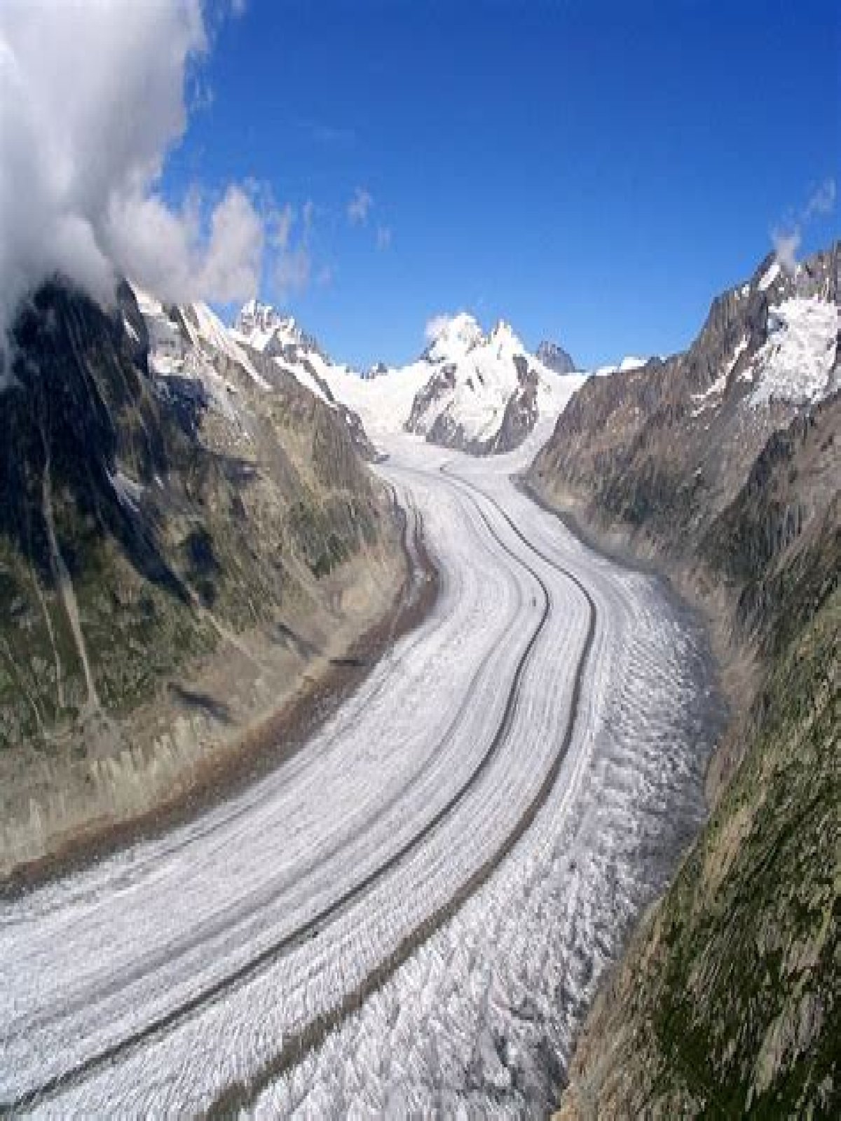 What is a glacial valley called?