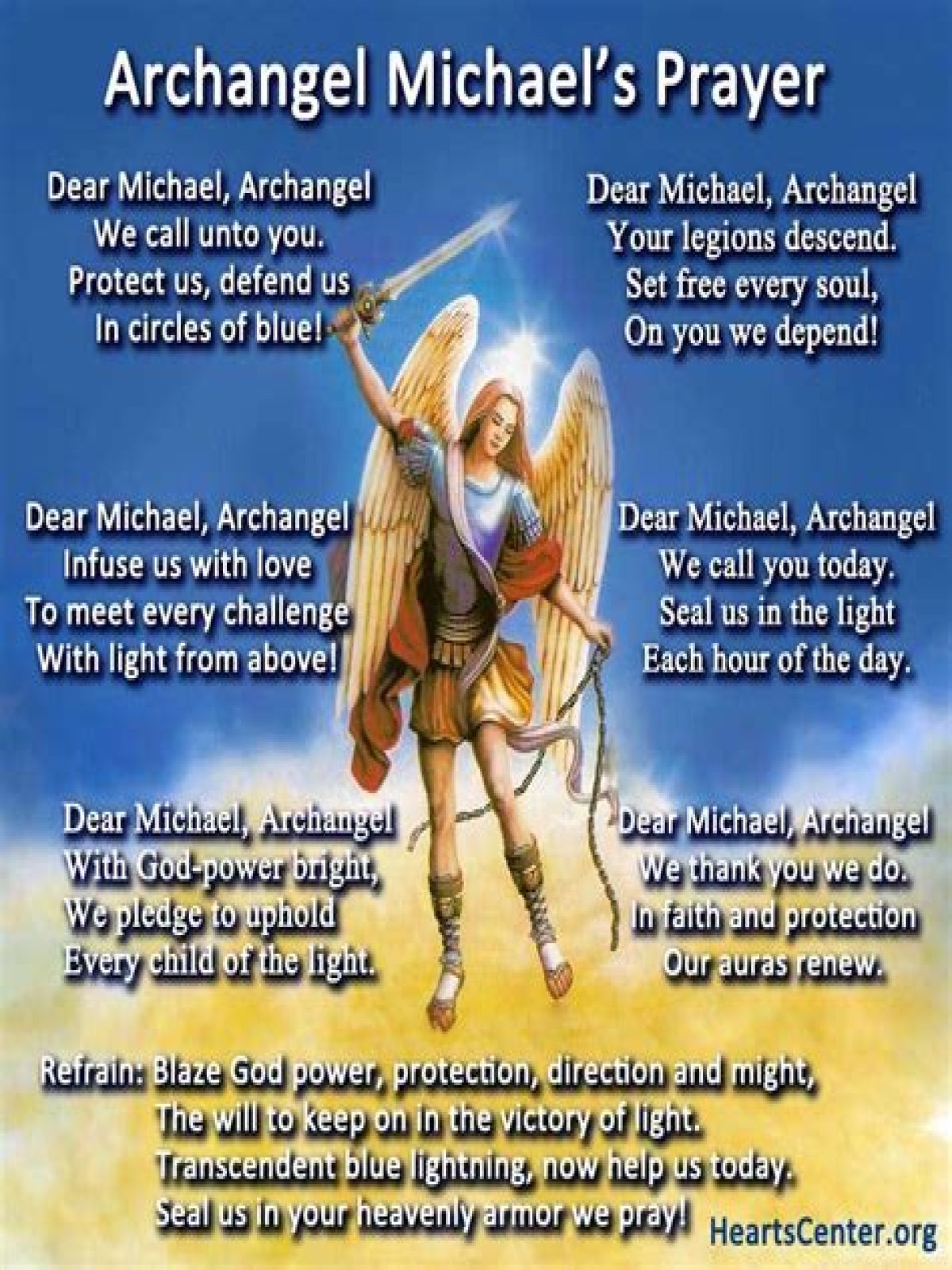 What powers does the archangel Michael have?