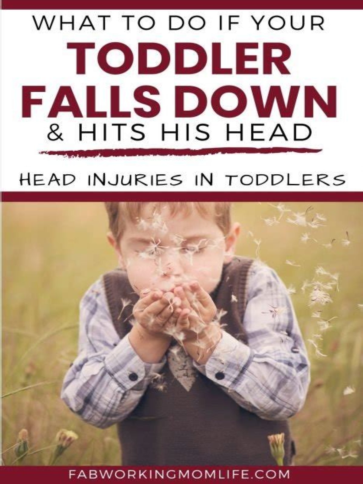 what to watch for after toddler hits head