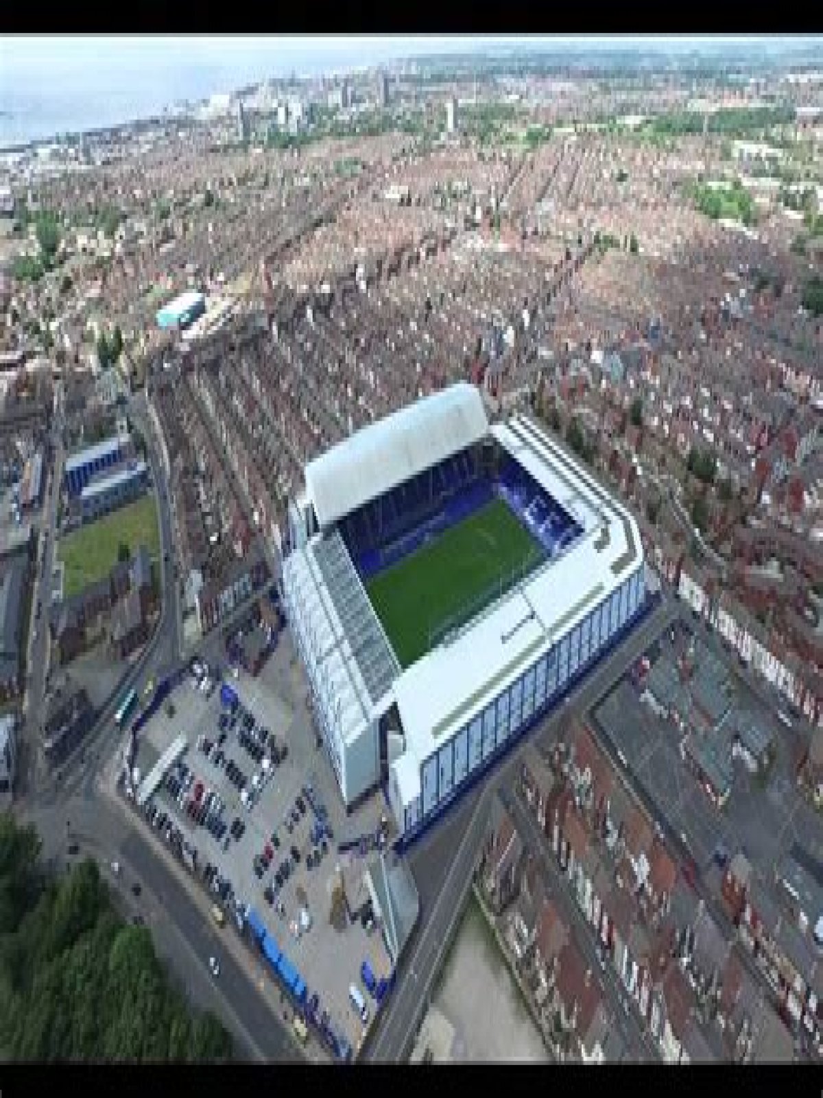 Why are Anfield and Goodison Park so close?