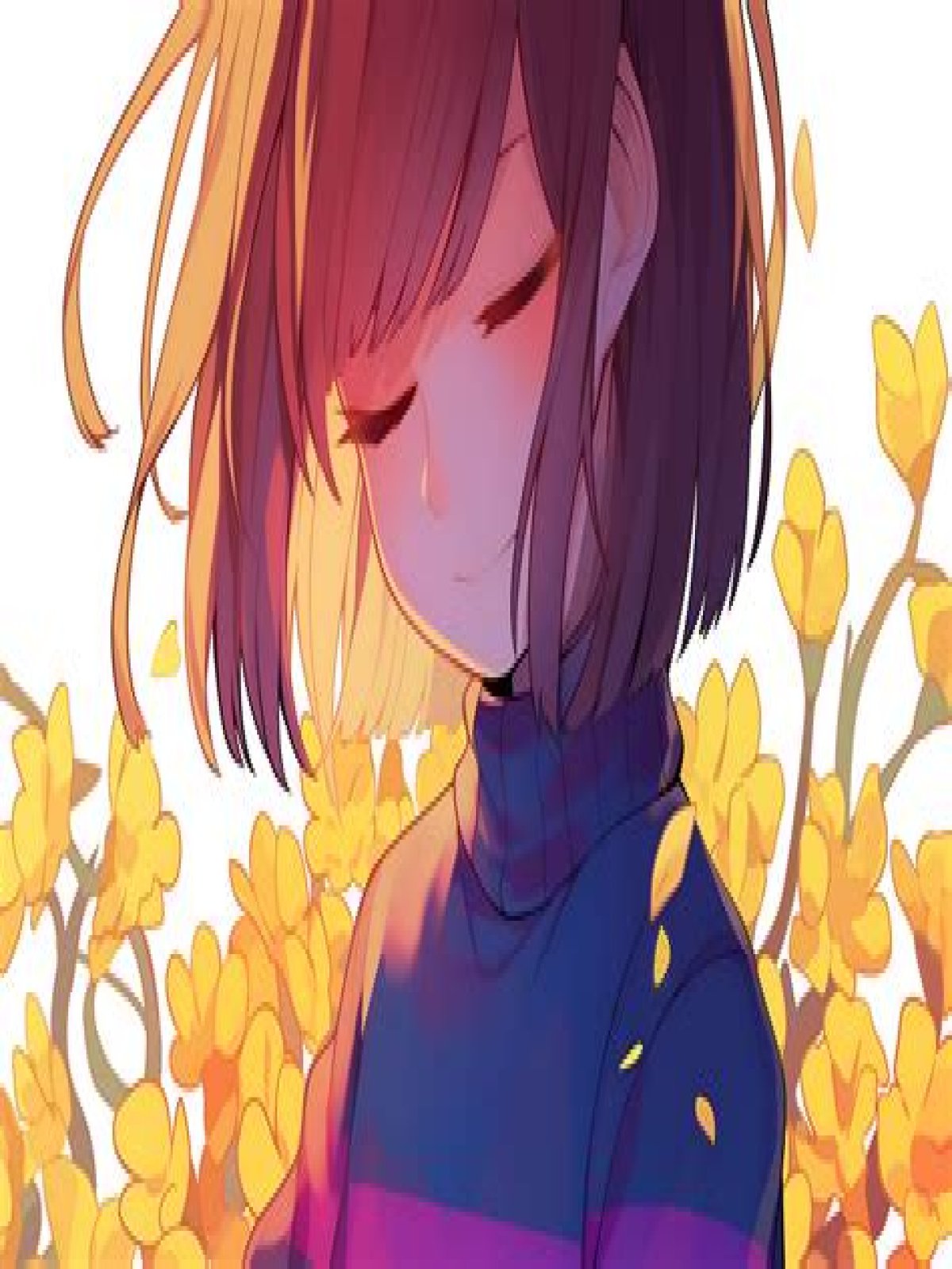 Why is frisk yellow?